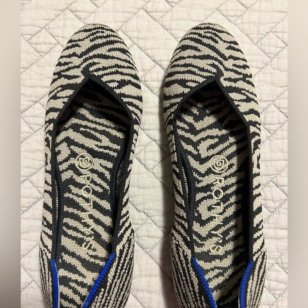 Rothy's Zebra Print, Size 6.5 - image 4